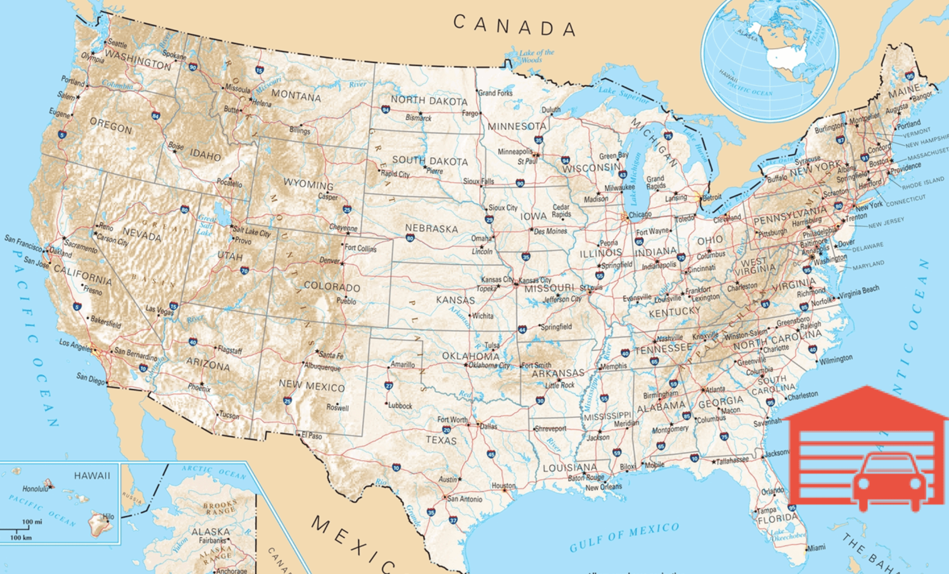 USA-map